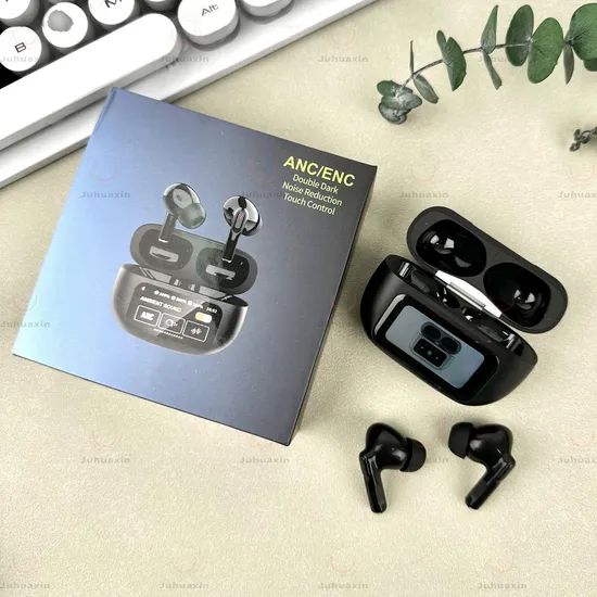 High Quality Bluetooth Earphone Noise Reduction Earpods with Display ...