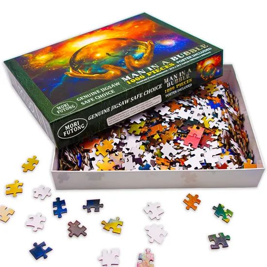 Bubble Pattern Wholesale Custom Adult Jigsaw Puzzles Manufacturer - Image 4