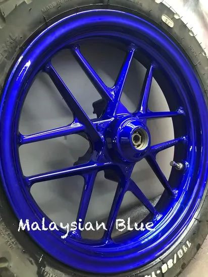 Iridia Candy Blue High Gloss Powder Coating for Bicycle Rack - Image 6