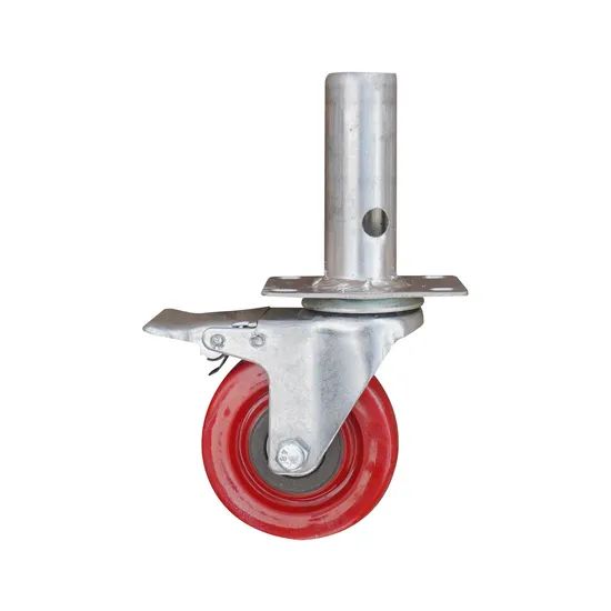 Custom Steel PVC Plastic Mobile Scaffolding Wheels Swivel Casters - Image 3