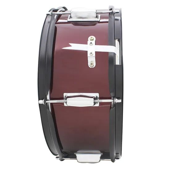 Compact 14-Inch Wine Red Snare Drum for Beginners and Pros Origin China Trademark OEM Type Snare Drum Model NO. FSD-04 HS Code - Image 3