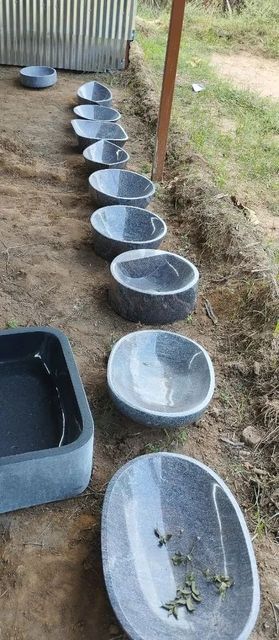 Granite Stone Wash Basin Shape Oval Color Black Material Stone Durability High I Deal In New Only Is It Customised Yes Surface Finish - Image 6
