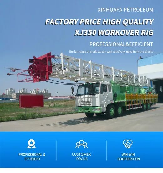 Xj350 Oilfield Drilling Rig New Integrated Automatic Truck-Mounted Type Workover Rig - Image 1
