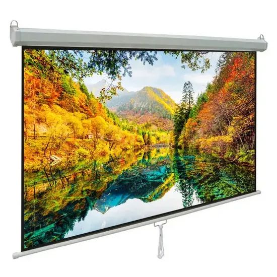 Cheap Price Manual Projector Projection Screen for Wholesale - Image 4