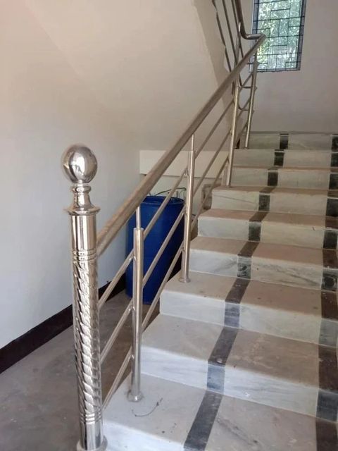 Bar Mild Steel Staircase Railing, Size/Dimension: 3 Feet (H), For Home - Image 3