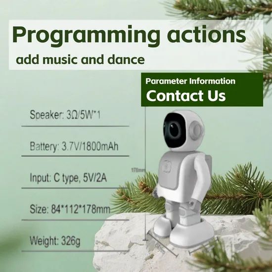 Ai Smart Toy Robot Programming Dance Add Music Toy Robert Program Robot - Image 6