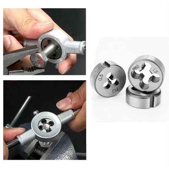 Tap and Die Tools Set Professional Threading HSS Hand Tap and Die Thread Tapping Tool Set - Image 4