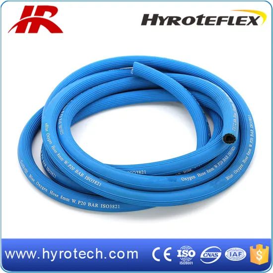 Oxygen Hose Rubber Hose/Tube/ Pipe B.P. 60bar W.P. 20bar Origin Shandong Size 6mm to 25mm HS Code 40092100 Color Color, - Image 5