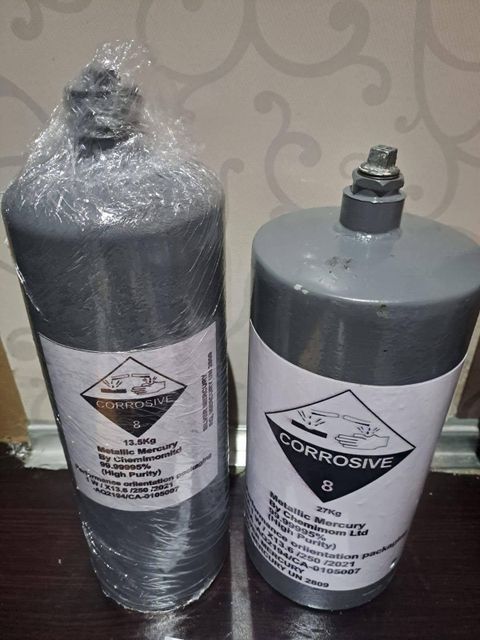 Mercury Silver Liquid 34 5Kg Flask Wholesale Suppliers - Silver liquid Mercury price per gram - Image 3