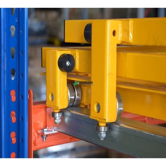 Push Back Rack Steel Q235B 2-6 Levels 1000kg 1Y CE ISO Blue Orange - Image 2