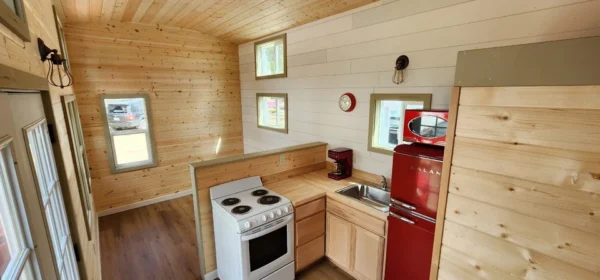 Tiny house for sale on wheels 9 x 30 MODERN BUNGALOW 2 BEDROOM READY TO SHIP - Image 4