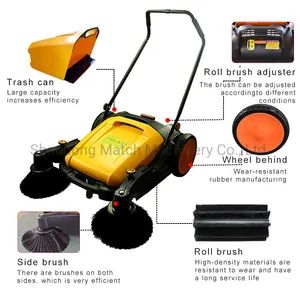 Handheld Floor Sweeper Manual Road Sweeper Manual Sweeper - Image 4