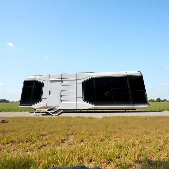 Modular Prefabricated Buildings Hotel Pod Space Capsule Mild Steel Capsule Pod Hotel - Image 2