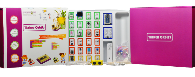 Iot Based Educational Kit Digital Tinker Orbits Power 5V Material PCB Connector JST Brand STEMROBO Shape Rectangle Display Type - Image 1