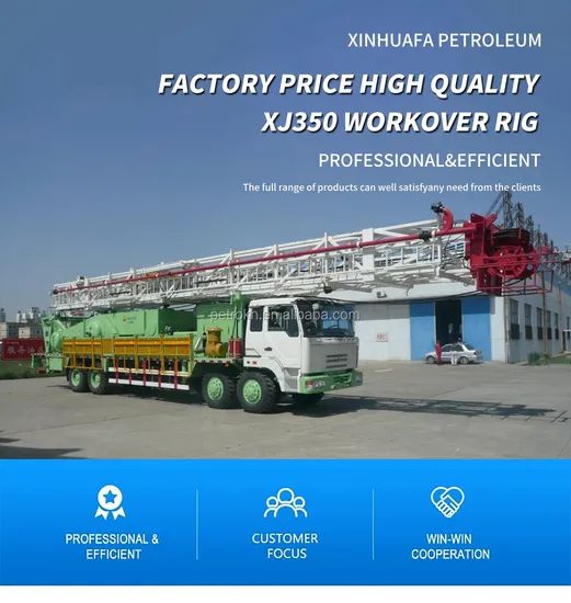 Xj350 Oilfield Drilling Rig New Integrated Automatic Truck-Mounted Type Workover Rig - Image 3