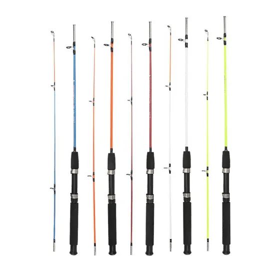Fiberglass Solid Fishing Pole Straight Handle Lure Rod Fishing Rod - Image 5