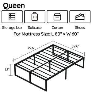 Platform Mattress Foundation with Heavy Duty - Image 5