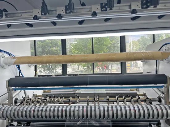 High Speed PLC Control Servo Motor Driven Slitting Rewind Machine - Image 4