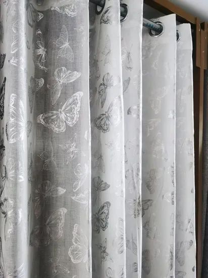 Home Textile Linen Looks Foiled Curtain - Image 5