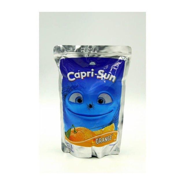 Capri Sun Orange, 8 x 200ml Capri Sun No Added Sugar Orange Juice 200ml 100% juice - Image 2