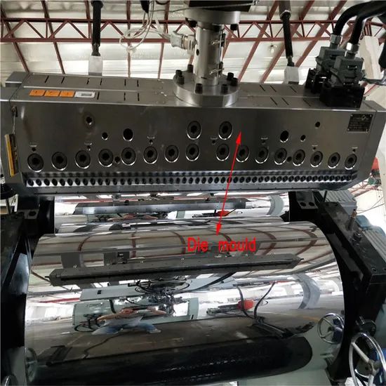 PP Sheet Machine for Stationery and Other Application Origin China Motor AC, 37kw Trademark WEIER Exhaust Exhaust Model NO. 110/33 - Image 3