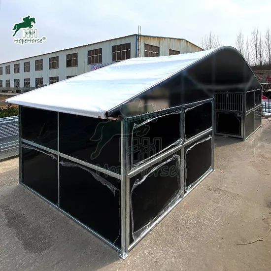 Safe and Strong Portable Galvanized Horse Stable Panel Stall Horse Equipment - Image 6