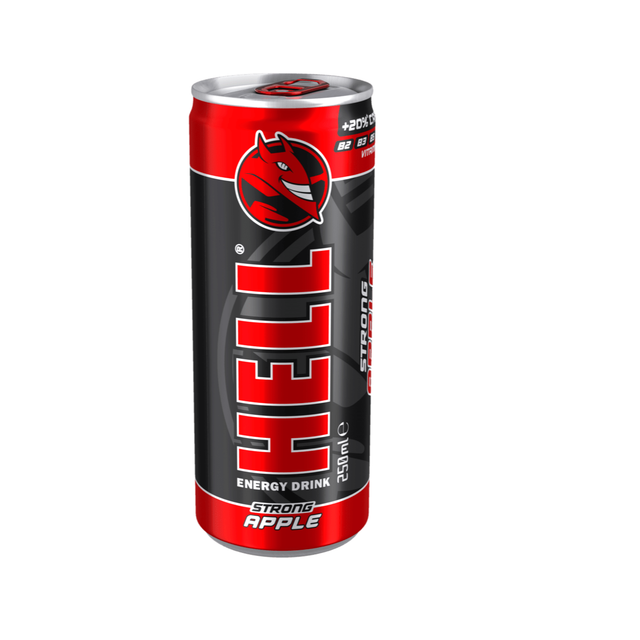 HELL ENERGY DRINK CLASSIC 250ML- Pack of 24 (250ML X 24), Golden, Regular - Image 2