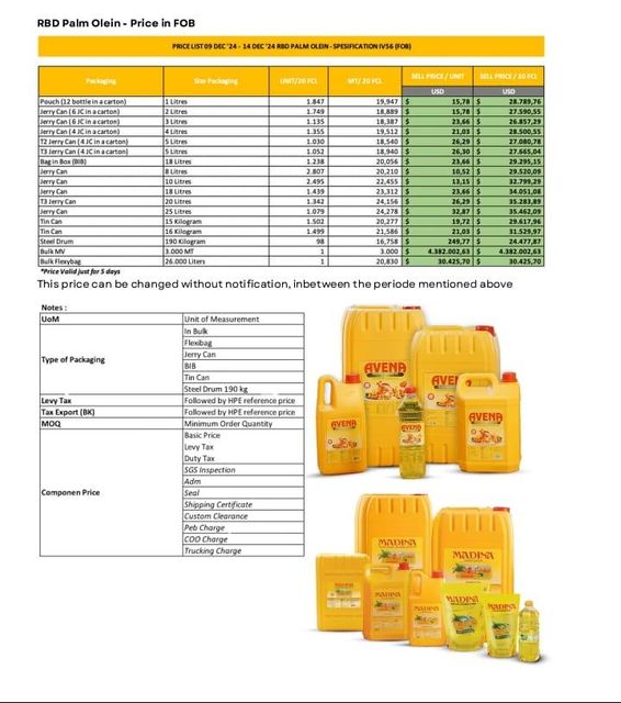 Manufacturer Supply Wholesale Bulk Price RBD Palm Oil 100% Pure Natural Organic Red Palm Oil - Image 3