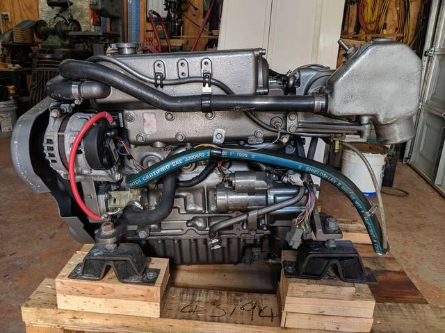 Used Yanmar 4JH4-TE 75hp Marine turbo diesel engine with Extras - Image 2