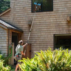 Window Cleaning Squeegee Kit Chenille Window Cleaning Kit Telescopic Cleaning Squeegee - Image 5