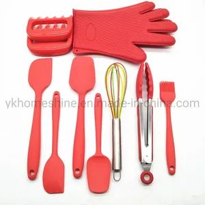 Silicone Kitchen Utensils Cooking Set Utensils Kitchenware MOQ 2000PCS Origin China Size 24.5X6cm Weight 40g/PC HS Code 3924100000 - Image 4