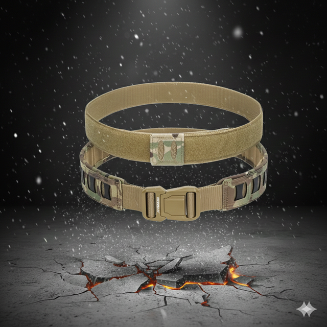 Professional Heavy-Duty Modular Tactical Belt System with Quick-Release Buckle for Military and Outdoor Use - Image 5