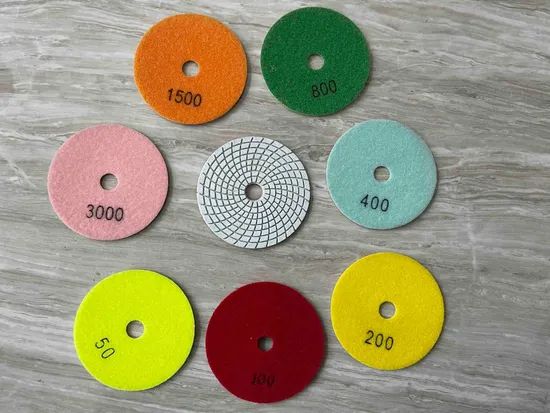 4" Diamond Flexible Polishing Pads Model NO. DPP Origin Nantong HS Code 68042190 Trademark LANDABRASIVES Transport Package - Image 3