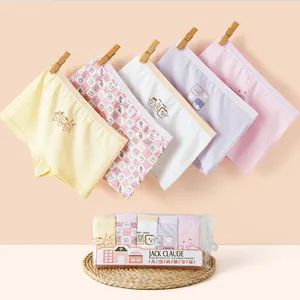 Girls' Flat Angle a-Class Baby Square Shorts Style All Season All Origin China Pattern Print Texture Light Touch - Image 3