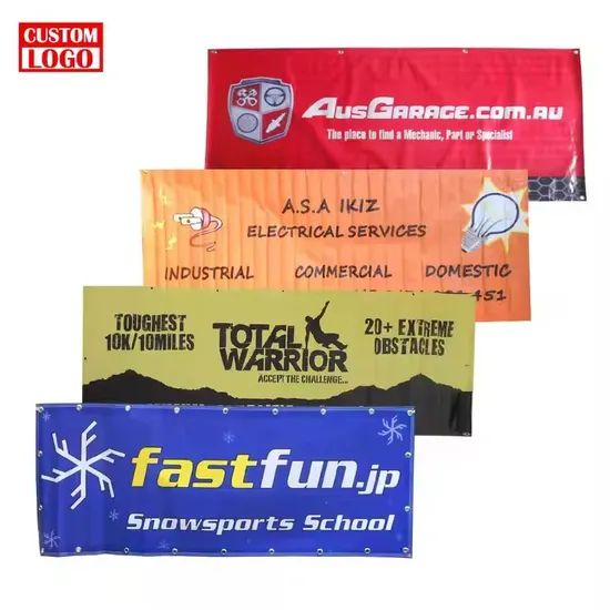 Full Color Printing Vinyl PVC Banner Outdoor Advertising Flags and Banners - Image 4