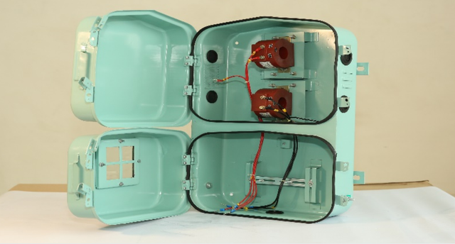 LAN 16kVA DTR Deep Drawn CRP LT Distribution Box Brand LAN Material CRP Voltage 220 V Frequency 50 Hz Shape Rectangular Portability - Image 2