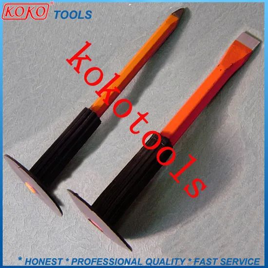 2PCS Carbon Steel Hexagonal Painting Blue Handle Cold Chisels Set - Image 4