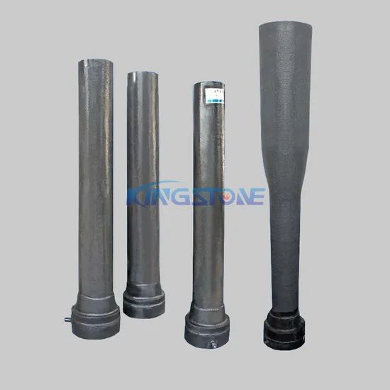 Continuous Casting Alumina Graphite Ladle Shroud Refractory HS Code 6903900090 Origin Henan, China Trademark Kingstone Model NO. Ladle Shroud - Image 2