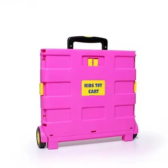 Promotional Gift Plastic Handy Foldable Shopping Cart - Image 1