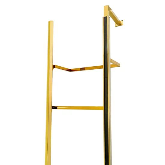 Clothing Racks Gold Display Coat Rack Hanger Shelf Garment Display Clothes Hanging Clothing Rack - Image 3