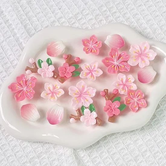 Cute Quality Flower Set DIY Croc Charms Shoe Decorations Style Flower Origin China Model NO. S-139 Trademark Custom HS Code - Image 3