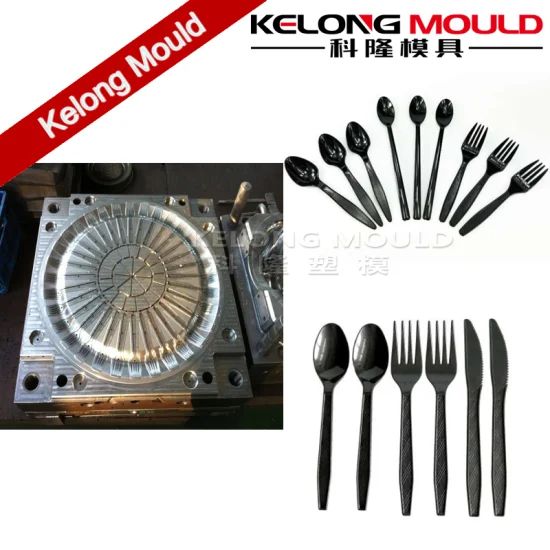 Plastic Injection Mould for Disposable Cutlery Spoon Fork Knife Moulds - Image 1