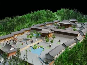 3D High-Quality Ancient Architectural Design Scale Sand Table Model for Display - Image 2