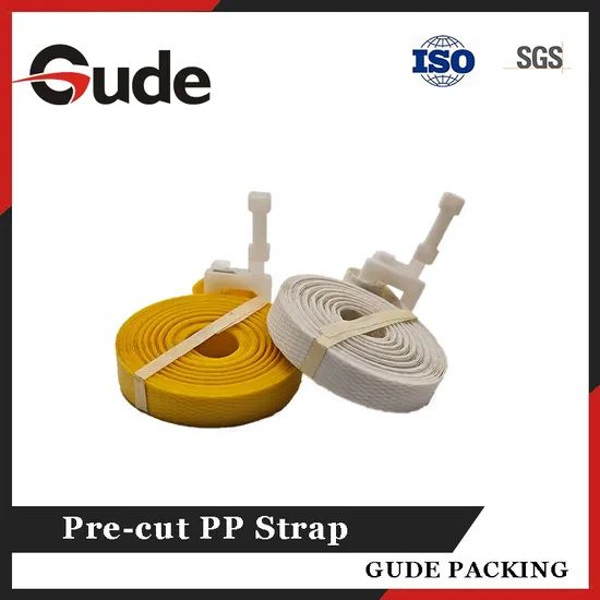 Durable 1/2" Embossed White Pre-Cut PP Strapping for Packaging for Logistics - Image 5