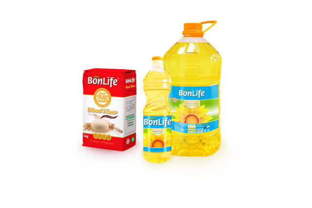 BONLIFE Sunflower Oil, Refined, Deodorized - 1L PET , origin - Ukraine - Image 2