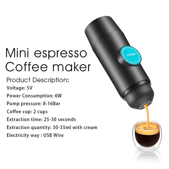 Hot Selling Kitchenware Coffee Maker Electrical Cup Portable Mini Espresso Coffee Maker - Image 5