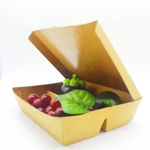 Biodegradable Disposable Lunch Box 3 Compartment Disposable Paper Pulp Lunch Box - Image 3