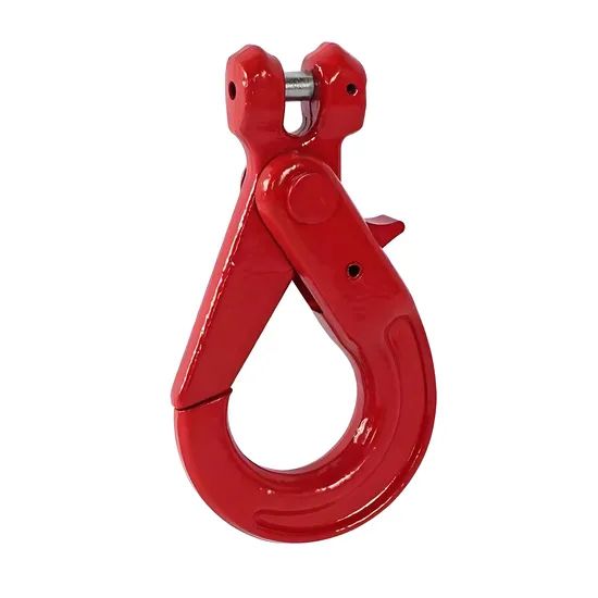 High-Strength G80 Forged Clevis Hook with Auto-Lock for Crane Lifting - Image 1