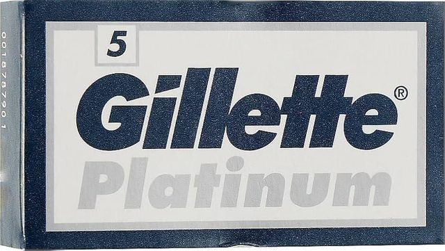 Gillette, 100 Gillette Platinum Double Edge Safety Razor Blades on a Graphics Card - 20 Dispensers of 5 Blades - Image 3