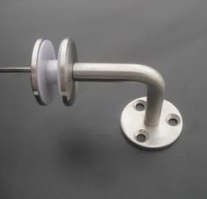 Stainless Steel Handrail Frameless Spider Tempered Glass Fitting - Image 6